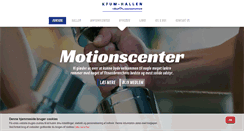 Desktop Screenshot of kfum-hallen.dk